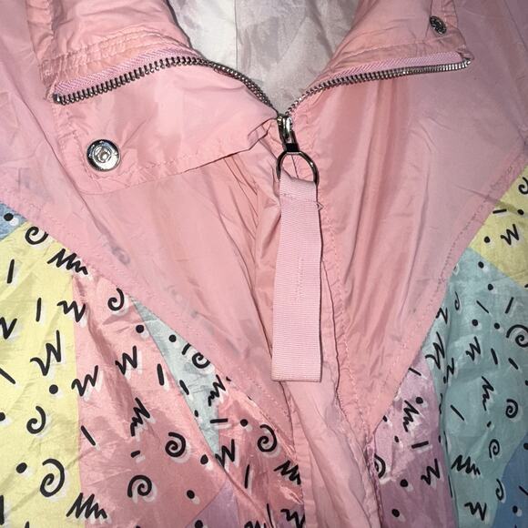 Vintage 1. Sunset Lane Windbreaker Jacket - Size Large - Picture 8 of 12